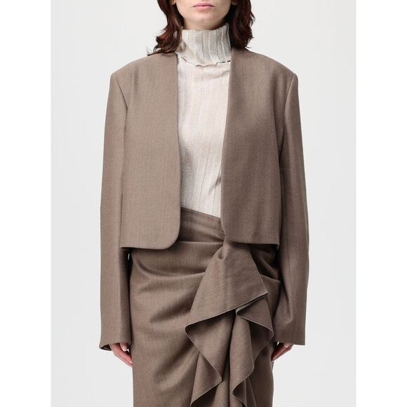 Fabiana Filippi Jacket Woman Mud